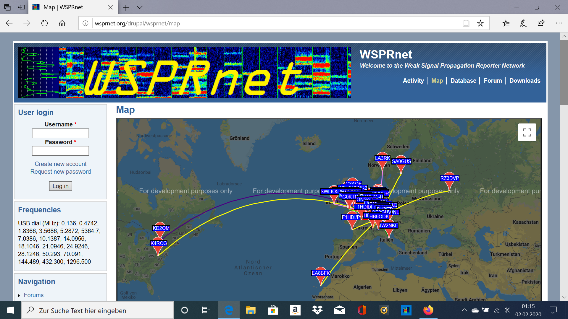 WSPR-Map