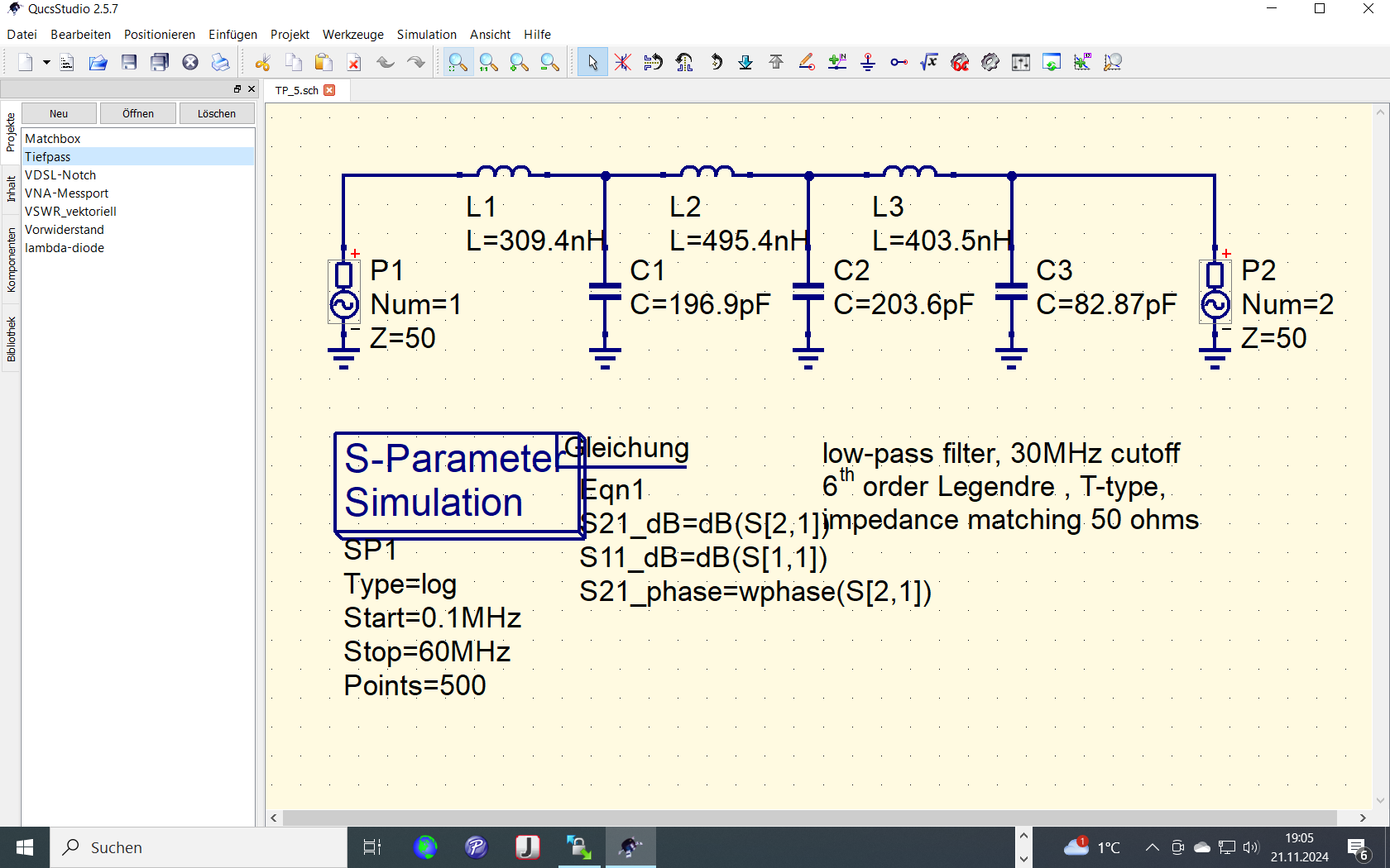 Simulationsergebnis