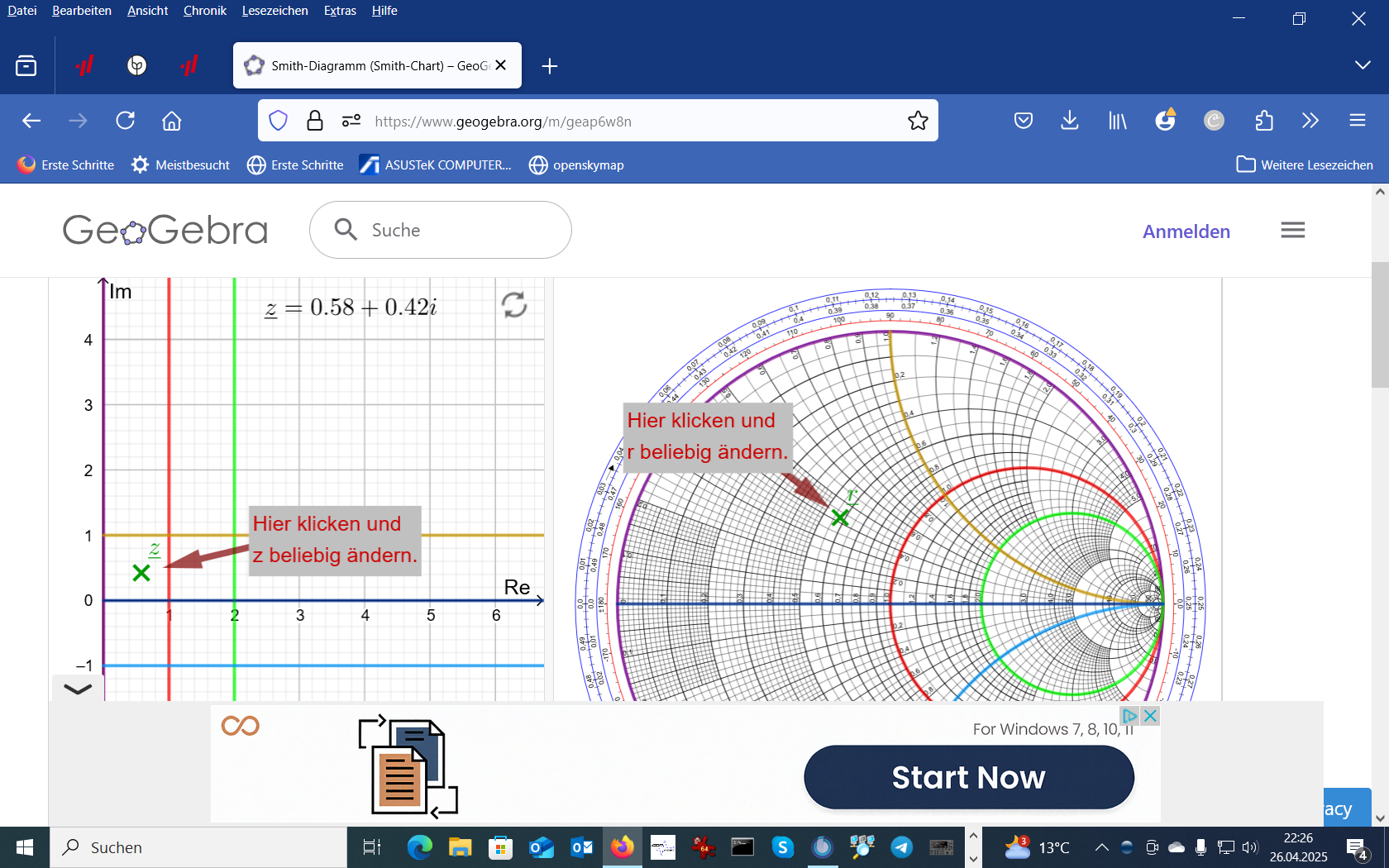 SmithChart-Lerntool